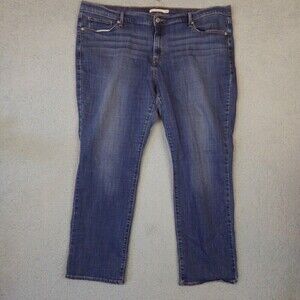 Levi's 414 Jeans Women's 20W Blue Denim Classic Fit Medium Wash Mid Rise Pants